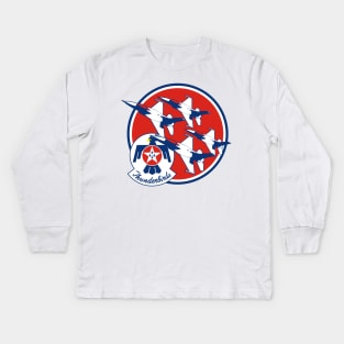 F-16 Viper Kids Long Sleeve T-Shirt